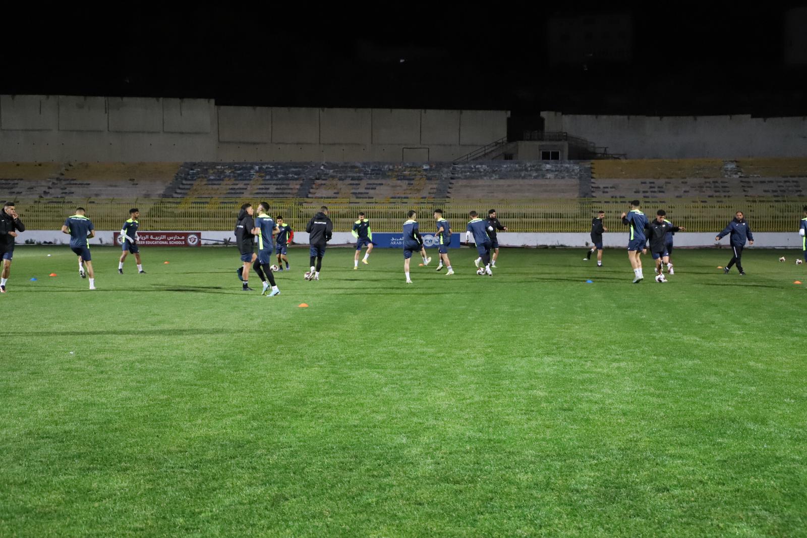 من تدريبات المنتخب الأولمبي